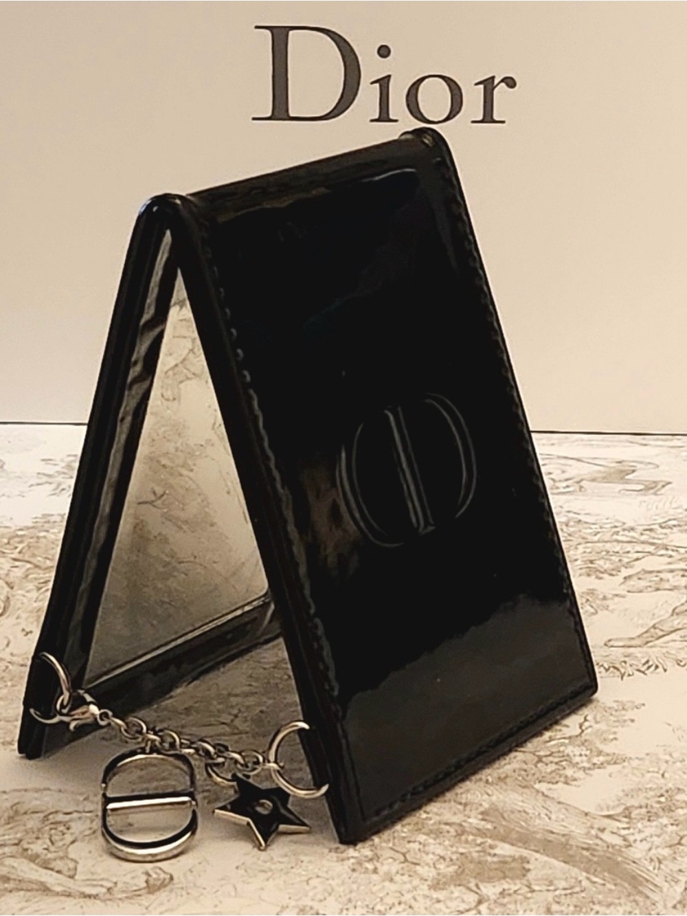 🔥100% AuyDior Black Patent Leather Card HDior holder🔥 - Picture 8 of 12